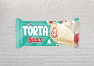 Torta Rolls  white chocolate Strawberry