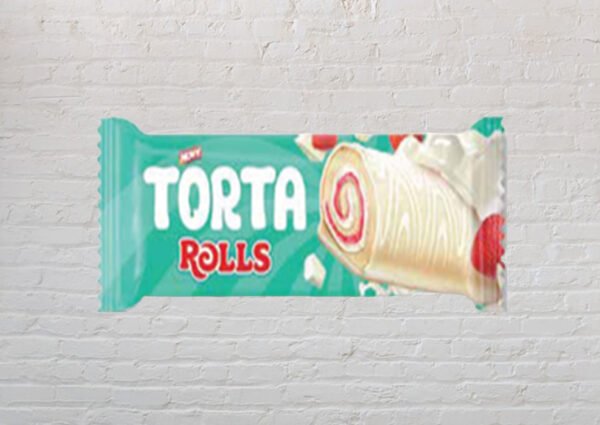 Torta Rolls  white chocolate Strawberry